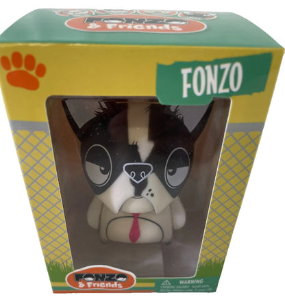 Fonzo French Bulldog Vinyl Figure Scott Tolleson Freak Store 2015 NIB 3.5" Toy