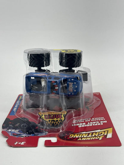 Johnny Lightning Captain USA Monster Truck MOD Exploding Diecast 1:64 Series 1
