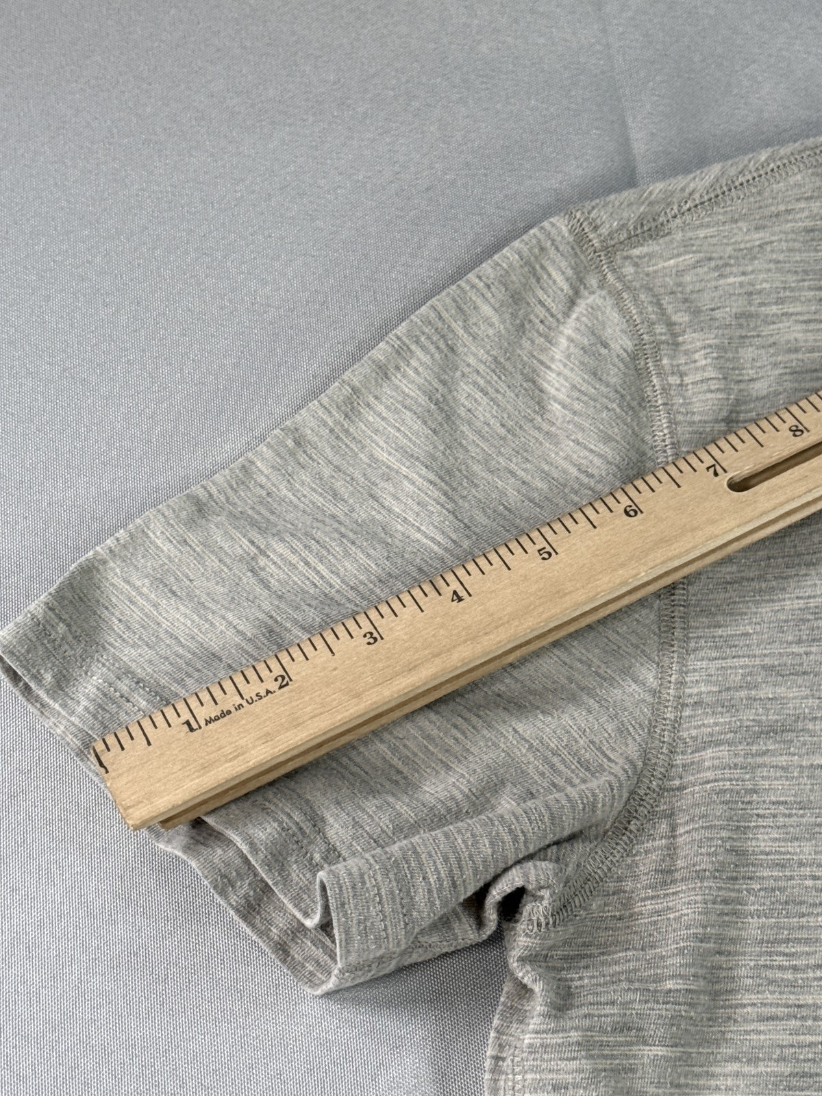 SONOMA Henley Shirt S Gray Cotton Blend Short Sleeve Soft Solid VN Mens Relaxed