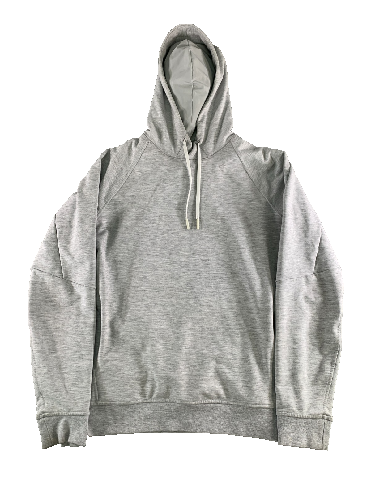 Lululemon City Sweat Pullover Hoodie Heather Gray Raglan Drawstring Athleisure