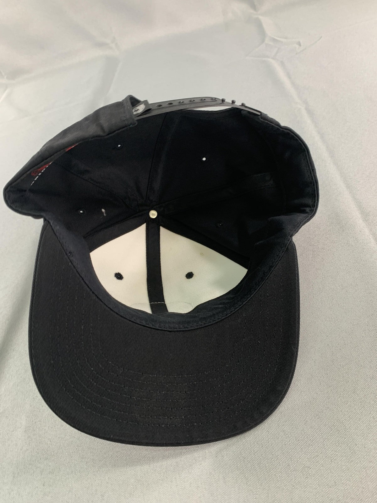 Salty Lifestyle Hat Cap Snap Back Black White Two Tone Embroidered Patch Mens