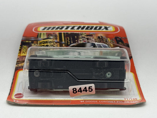 Matchbox 59 Dodge Coronet Police Car Diecast Mint Green