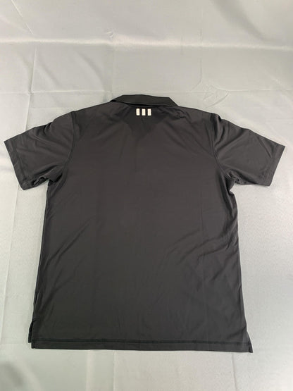 Adidas Polo Shirt Mens Large Golf Puremotion Performance Three Stripes Apparel