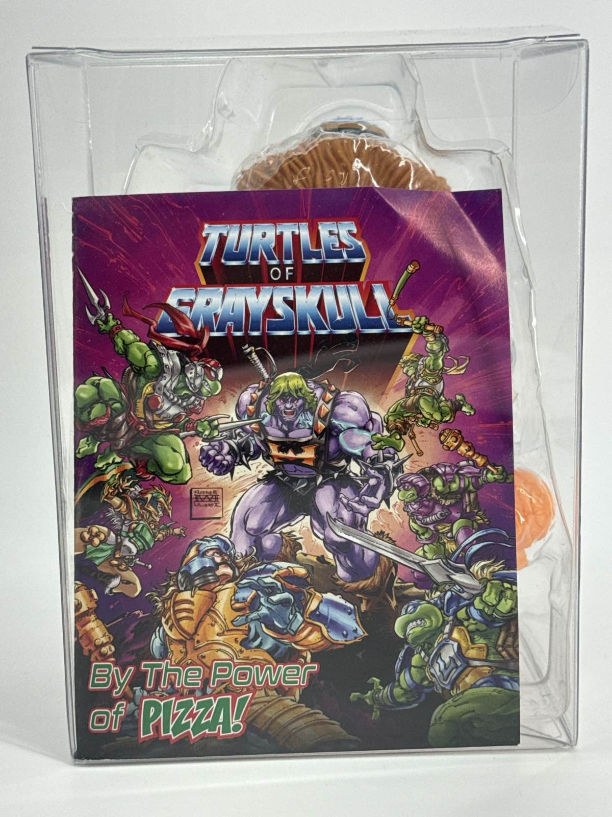 Mattel MOTU Turtles Grayskull Man-At-Arms Origins TMNT Figure Loose Comic