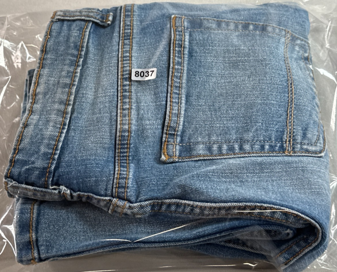 Cat & Jack Bootcut Jeans Girls 12 Stretch Adjustable Waist Blue Denim Pants
