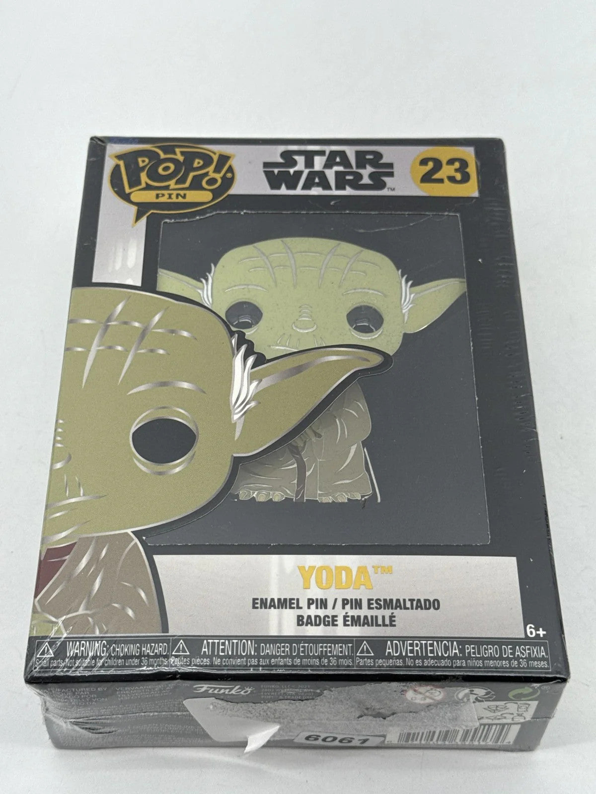 Funko POP! Pin Star Wars Yoda Enamel Pin #23 Disney Collectible Sealed Red NWT