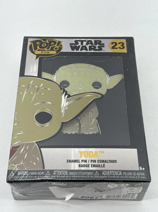 Funko POP! Pin Star Wars Yoda Enamel Pin #23 Disney Collectible Sealed Red NWT