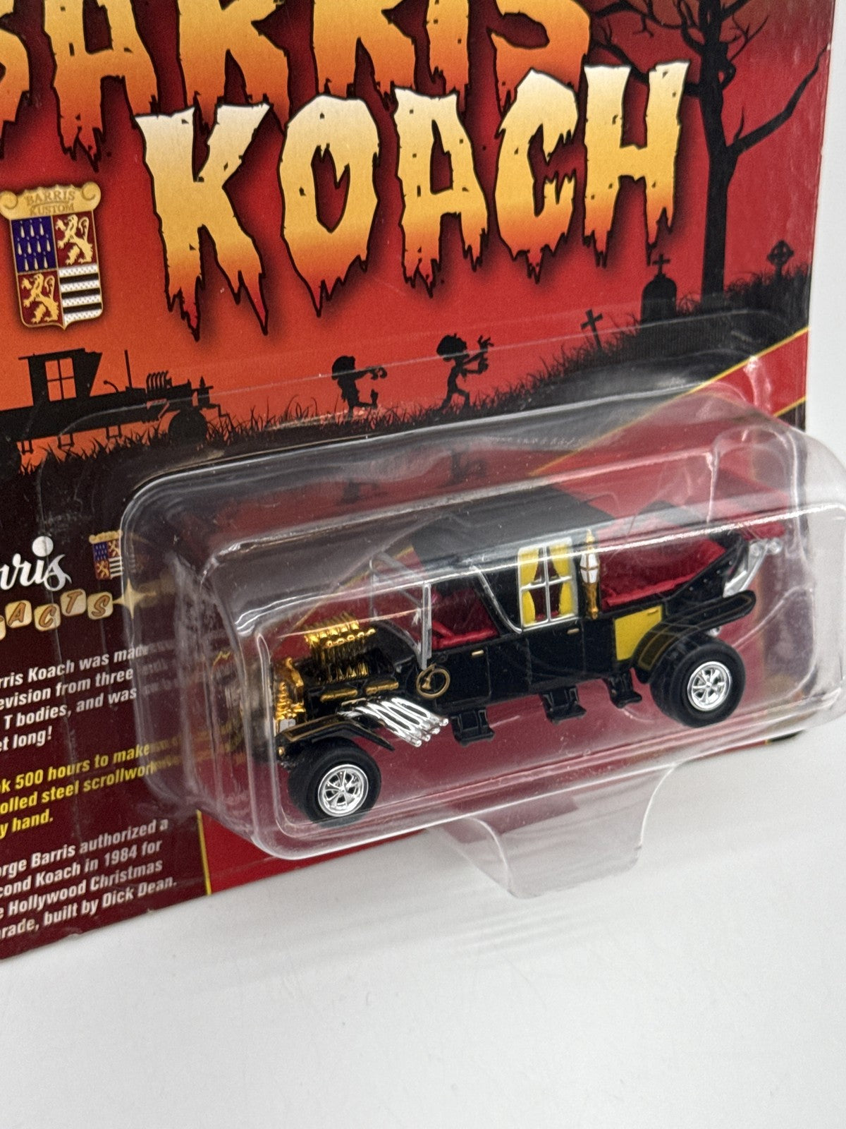 Johnny The Barris Lightning Koach Die Cast Model Car Black Metal Limited