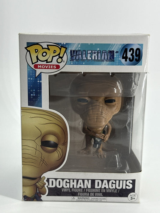 Funko Pop Doghan Daguis 439 Valerian Vinyl Figure Displayed 2017 Movie Boxed Red