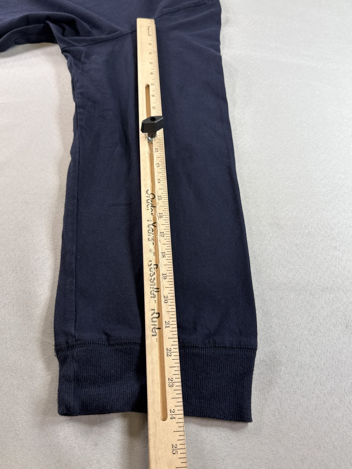 Goodfellow Co Henley Shirt Mens 5XB Navy Blue Long Sleeve Cotton Regular Fit