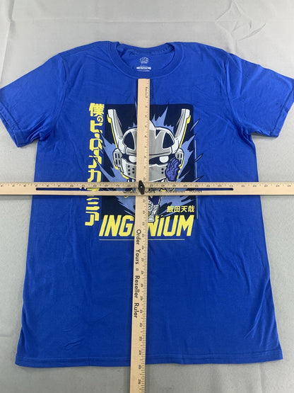 My Hero Academia Ingenium Shirt Mens Medium Blue Pop Tees Funko Graphic Anime