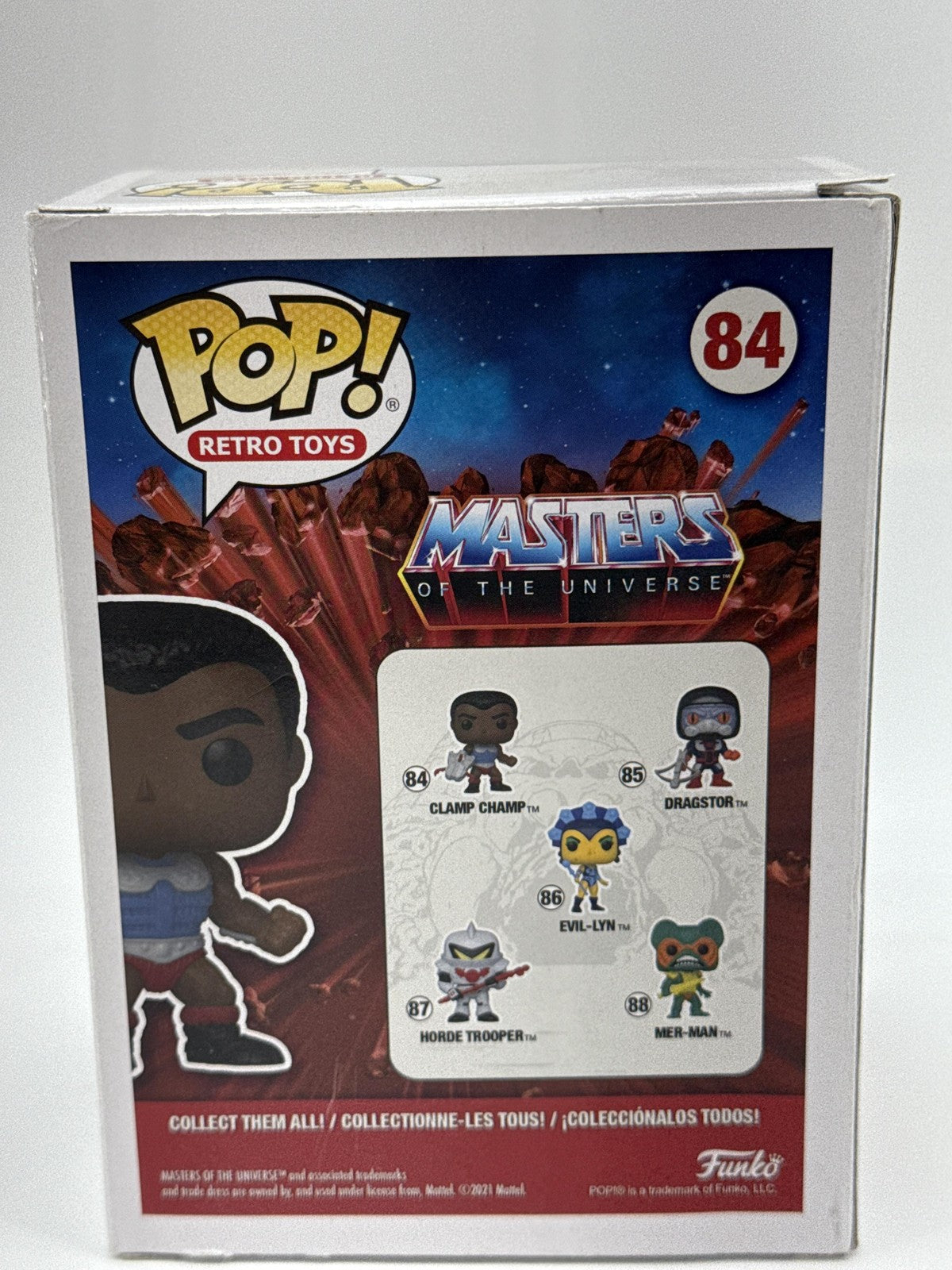 Funko Pop Masters Universe MOTU Clamp Champ 84 Vinyl Figure Standard Multicolor