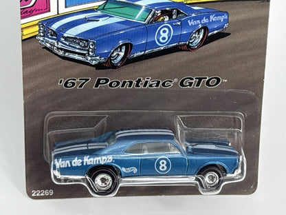 Hot Wheels 67 Pontiac GTO Van de Kamp 1998 Special Edition Blue Diecast Car