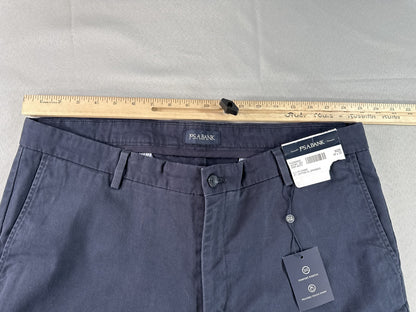 Jos. Bank 24J2S00002 Slim Fit Pants 40X32 Navy Cotton Spandex Stretch Chino