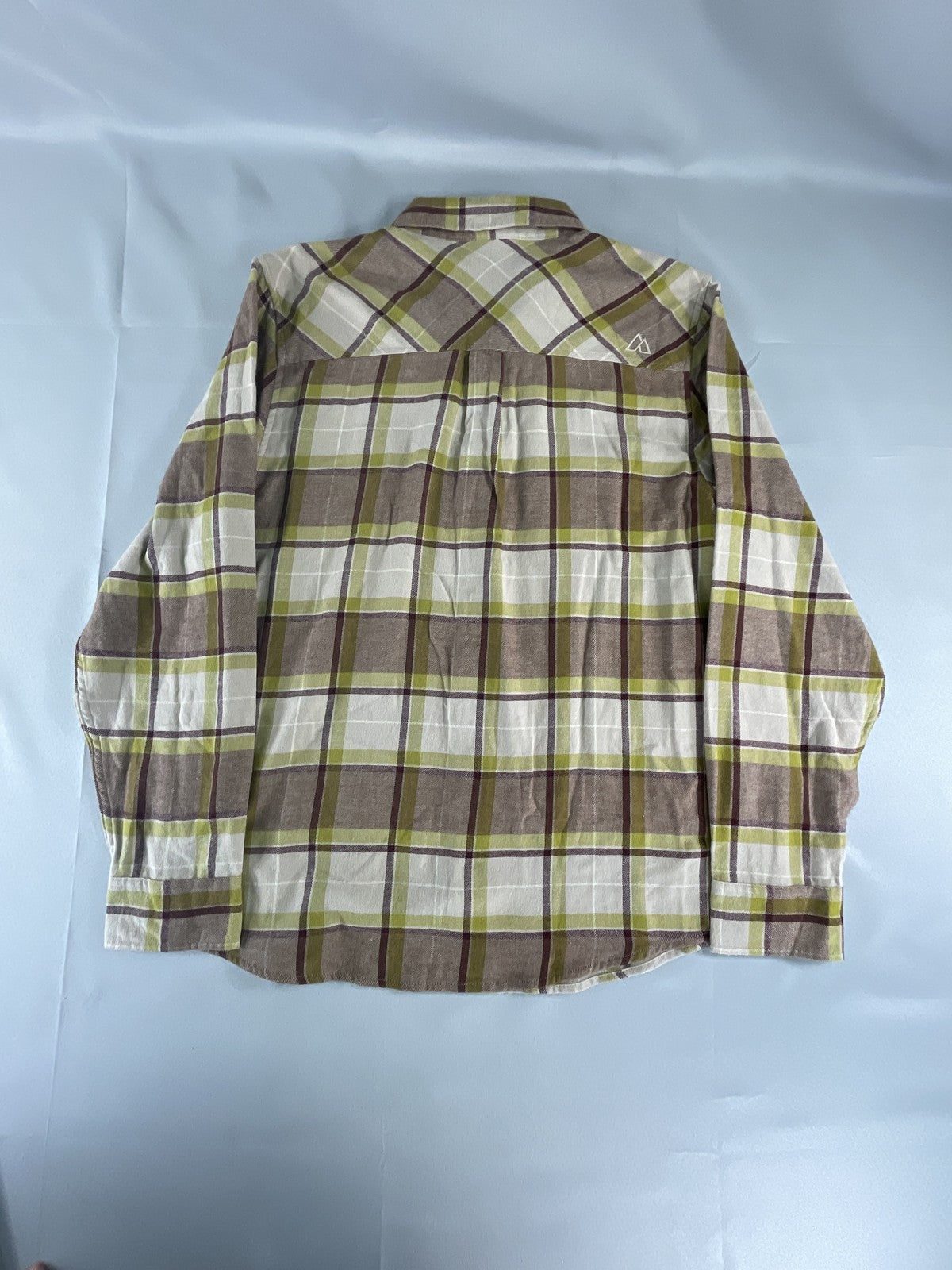 Alpine Design Flannel Shirt Mens Medium Plaid Button Up Outdoor Casual Apparel