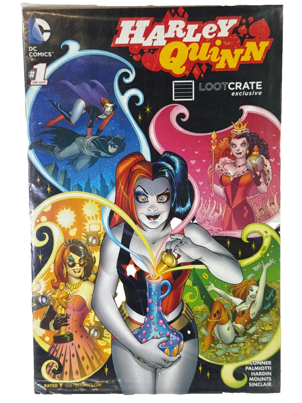 Harley Quinn #1 Loot Crate Variant DC Comics Amanda Conner Cover 2016 NM Bagged
