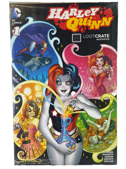 Harley Quinn #1 Loot Crate Variant DC Comics Amanda Conner Cover 2016 NM Bagged