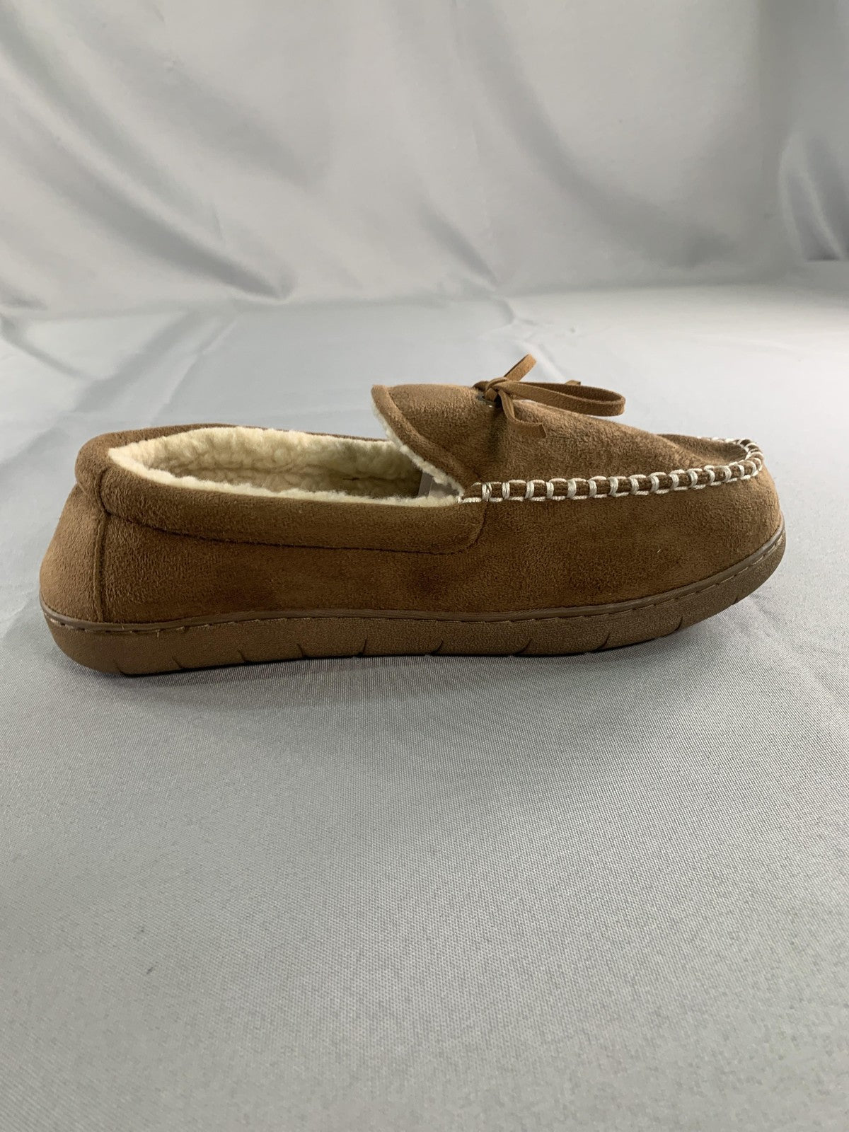 Levis Comfort Lite Moccasin Slippers Mens Size 8 5 Brown Memory Foam Shoes red