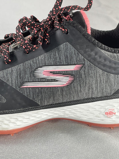 Skechers Go Golf Elite V 5GEN Shoes Womens Size 6.5 Black Pink Spikeless Comfort