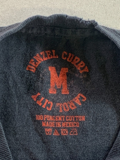 Denzel Curry Carol City Mens M Black Rap Tour Tee Hip Hop Distressed Vintage