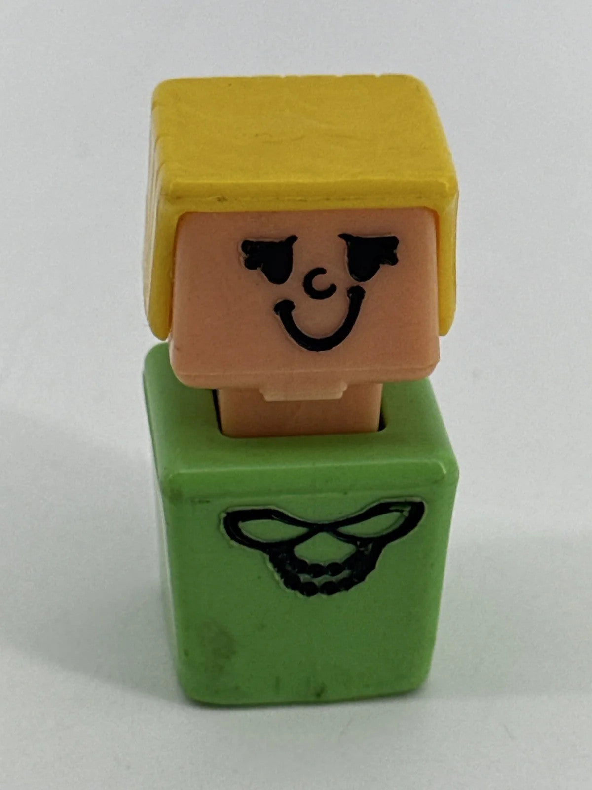 Playskool 1970s Blockhead Square Little People Lot of 7 7 Playskool Apparel NWT