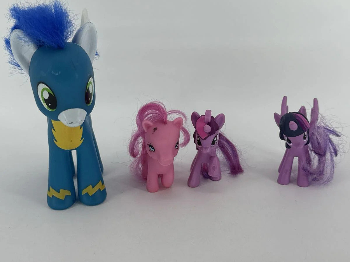 My Little Pony G4 Wonderbolts Lot Spitfire Soarin Twilight Sparkle 4 Figure Set