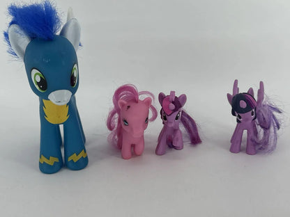 My Little Pony G4 Wonderbolts Lot Spitfire Soarin Twilight Sparkle 4 Figure Set
