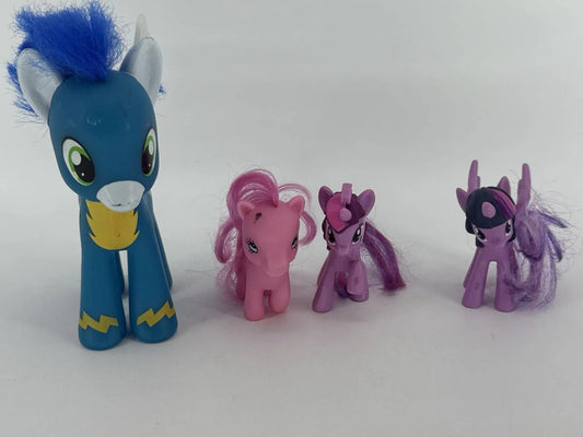 My Little Pony G4 Wonderbolts Lot Spitfire Soarin Twilight Sparkle 4 Figure Set