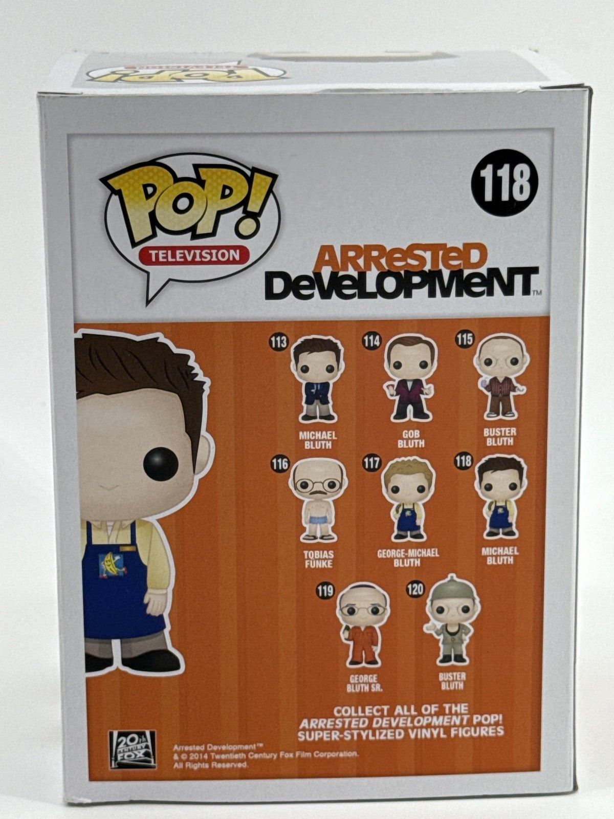 Funko Pop Michael Bluth 118 Arrested Development TV Vinyl Figure w Box Blue NWT