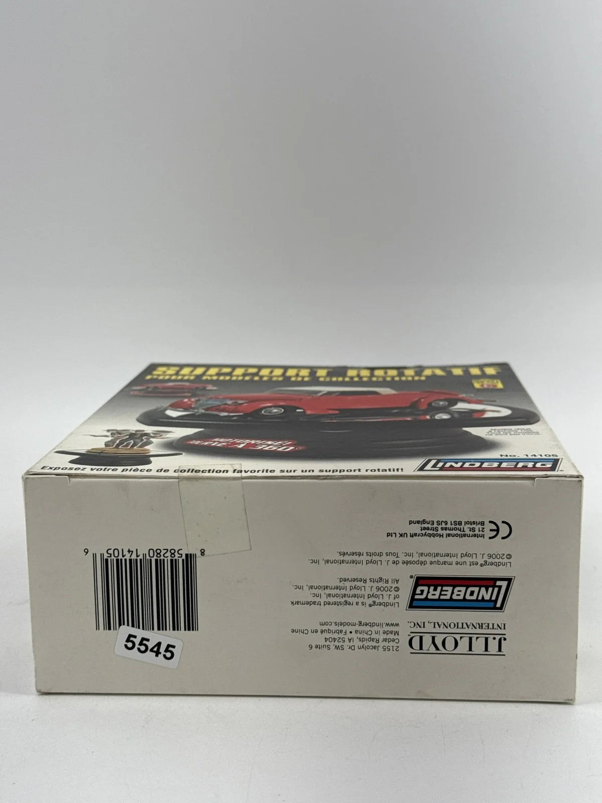 Lindberg Motorized Rotating Display Stand 360° for 1/32 Model Cars Unbranded NWT
