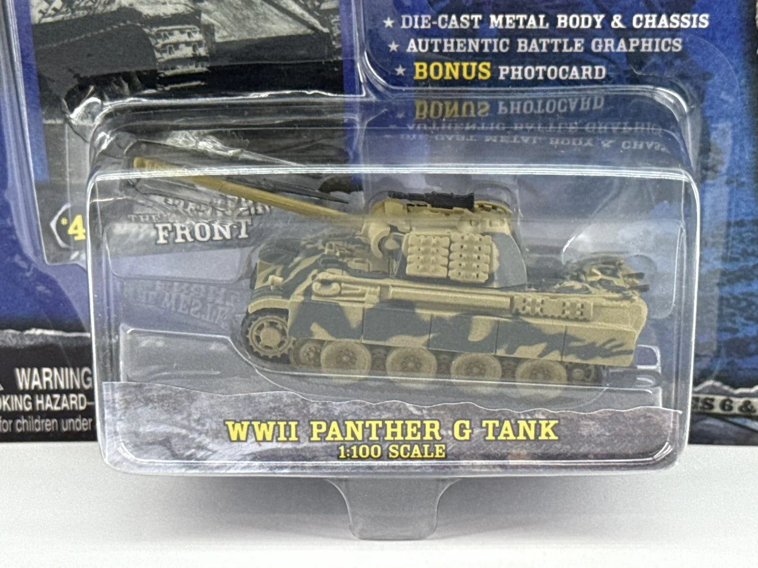 Johnny Lightning WWII Panther G Tank 1:100 Military Muscle Diecast Model New