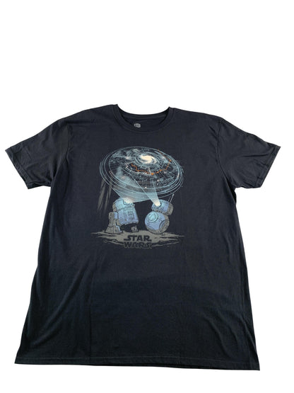 Star Wars Shirt Mens Large Black Funko Pop Tees Smuggler's Bounty R2-D2 Graphic