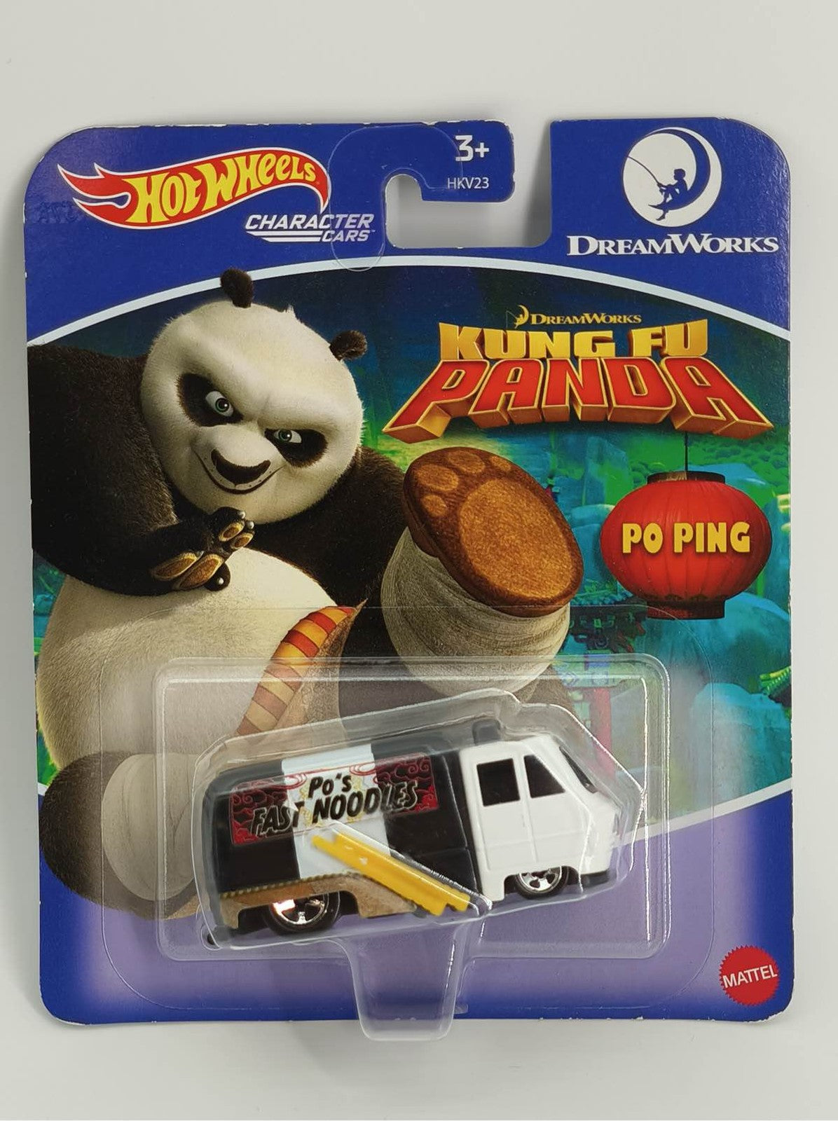 Hot Wheels Kung Fu Panda Po Ping Character Car 2022 DreamWorks Diecast Red NWT