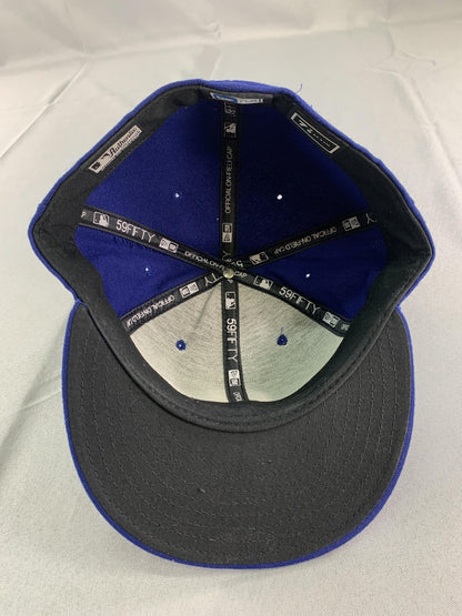 Chicago Cubs Hat Cap Fitted Mens 7 7/8 Blue Red MLB Baseball 59FIFTY New Era 62