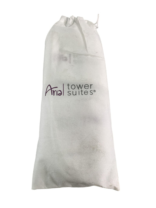 Aria Tower Suites Slippers One Size White Hotel Spa Open Toe Apparel Clothing