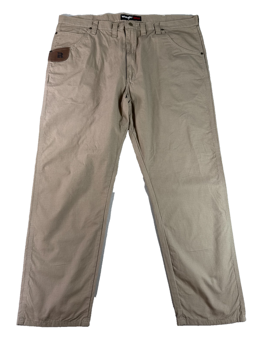 Wrangler Riggs Workwear Pants Men’s 44x32 Khaki Utility Carpenter Work Pants