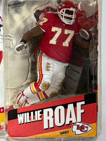 McFarlane NFL Series 11 Willie Roaf Kansas City Chiefs #77 HOF Tackle Debut