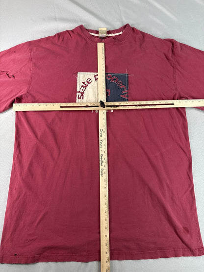 Rocawear Save Property Vintage Graphic Tee 3X Red 100% Cotton Short Sleeve