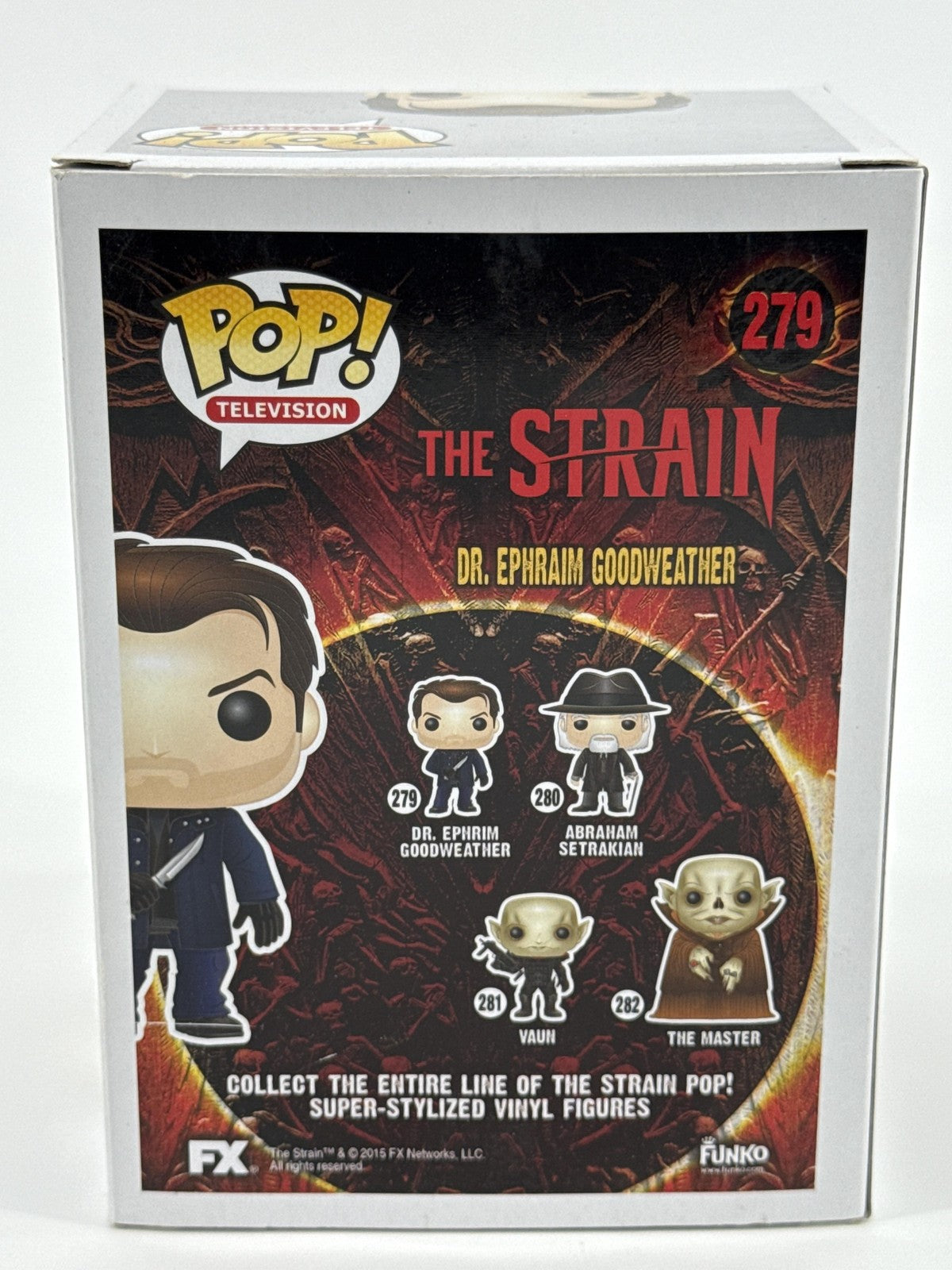 Funko Pop The Strain Dr. Ephraim Goodweather 279 Television Blue Vinyl Figure