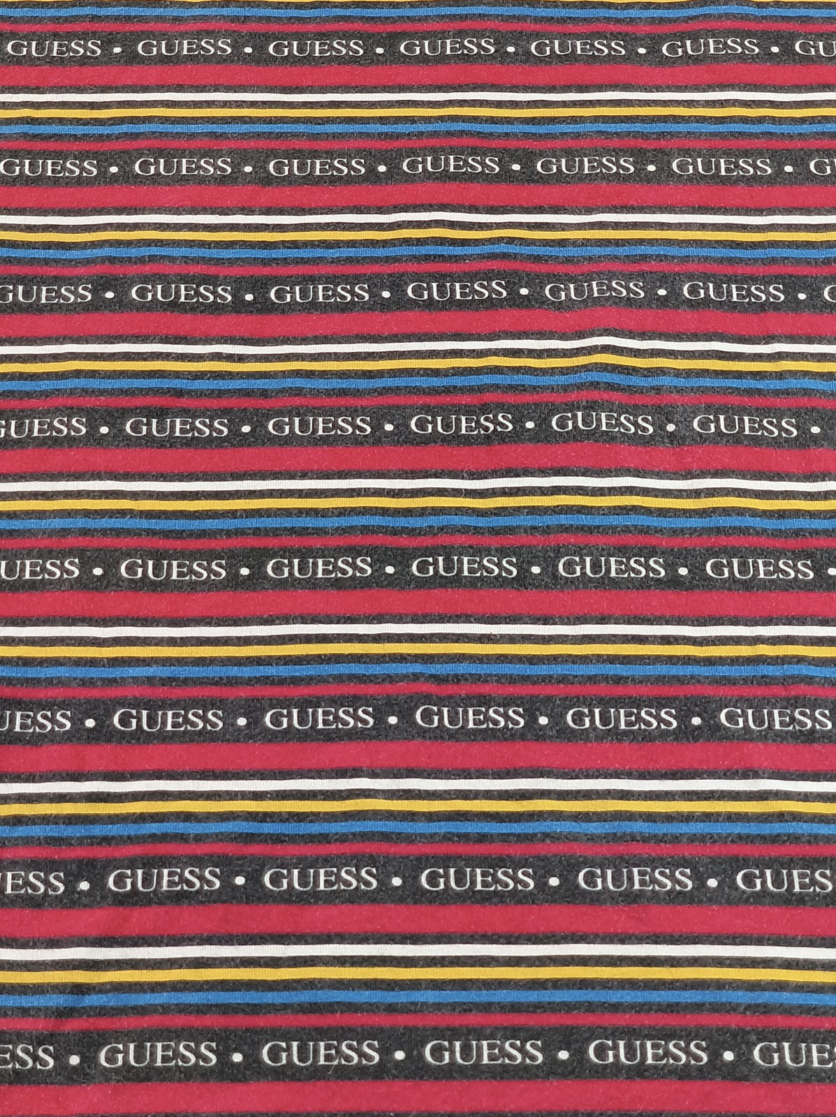 GUESS Tank Dress Womens M Multicolor Cotton Scoop Neck Sleeveless All Over Logo