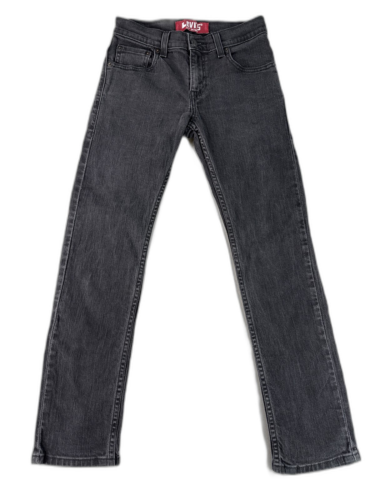Levi's 511 Skinny Jeans 25X25 Gray Cotton Stretch Pocket Mid Rise Slim