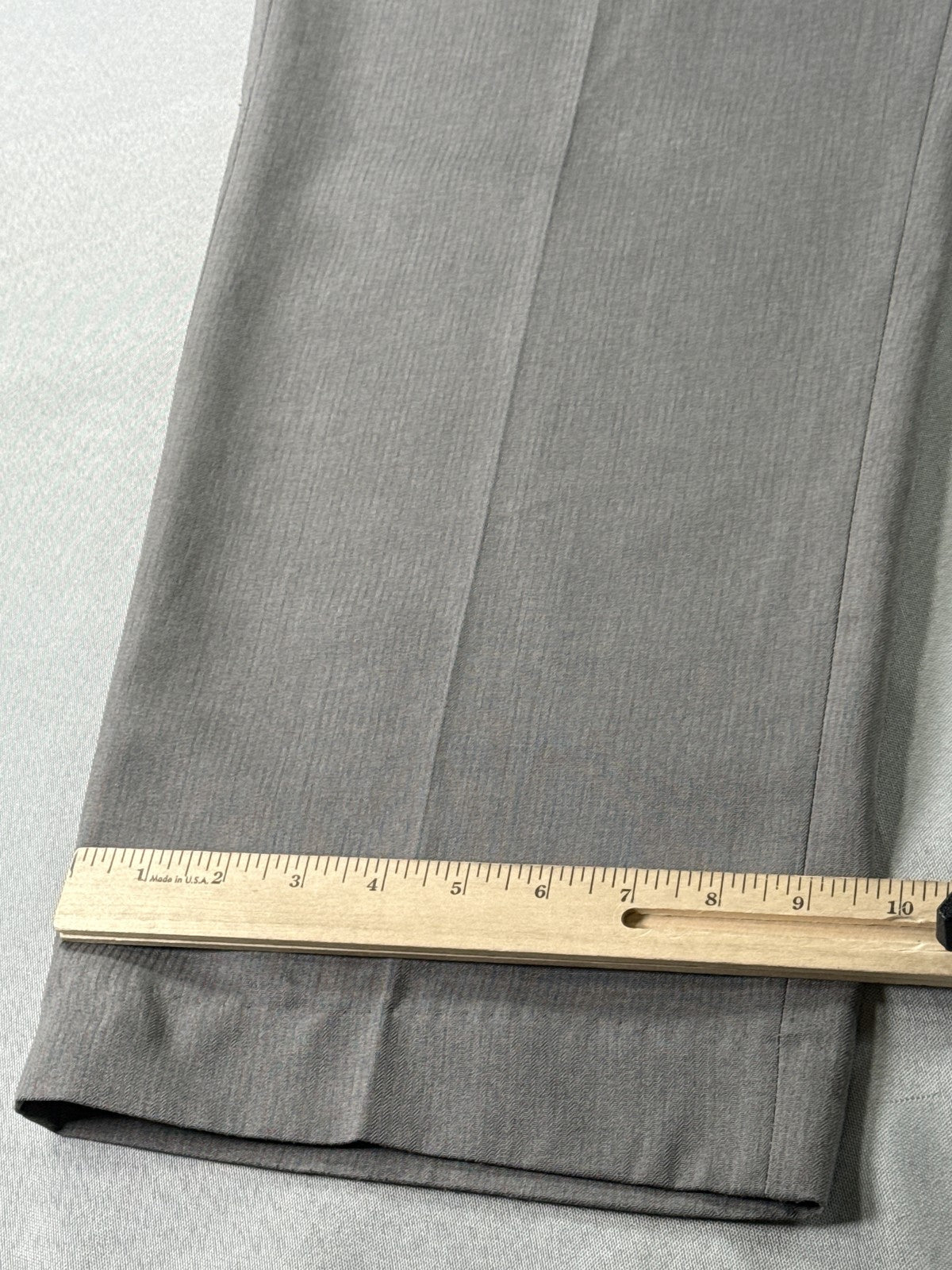 Kenneth Cole Reaction Slim Fit 38 X 30 Pants Dress 38x30 Gray 100% Polyester