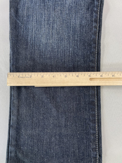 Freestyle Revolution Jeans Womens 22 Blue Bowie Sand Stretch Denim Straight Leg