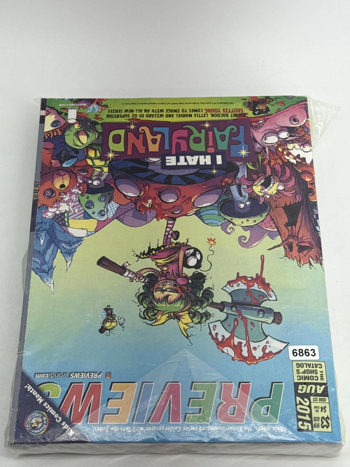 PREVIEWS Comic Shop Catalog Aug 2015 I Hate Fairyland Batman Robin & DC Kids