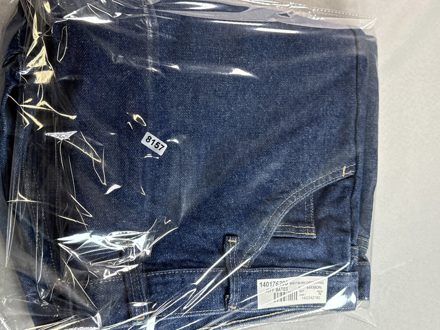 Bulwark FR Jeans Mens 46x32 Blue Denim Straight Leg Flame Resistant Made in USA
