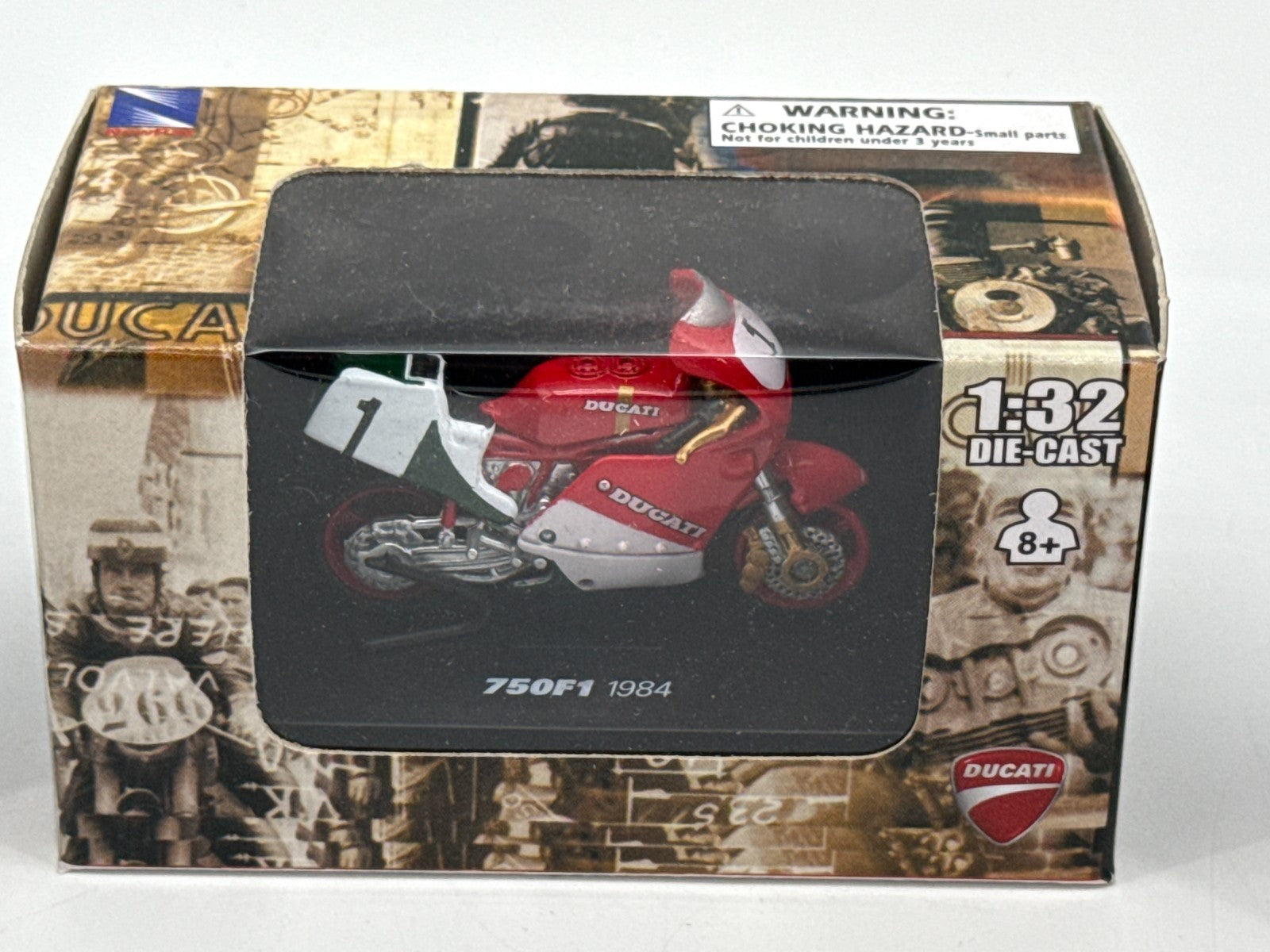 Ducati 1:32 Motorcycle Lot 851 Superbike 750F1 Diecast Bikes 3pc Boxed Set 132