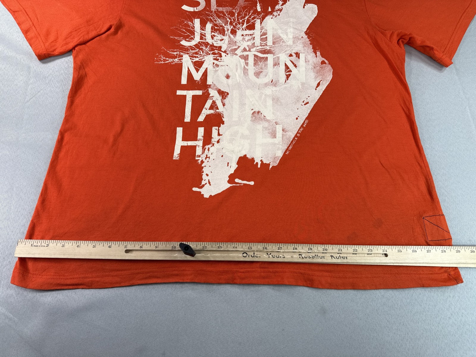 Sean John Graphic Tee 3XL Red 100% Cotton Crewneck Short Sleeve Streetwear