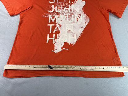 Sean John Graphic Tee 3XL Red 100% Cotton Crewneck Short Sleeve Streetwear
