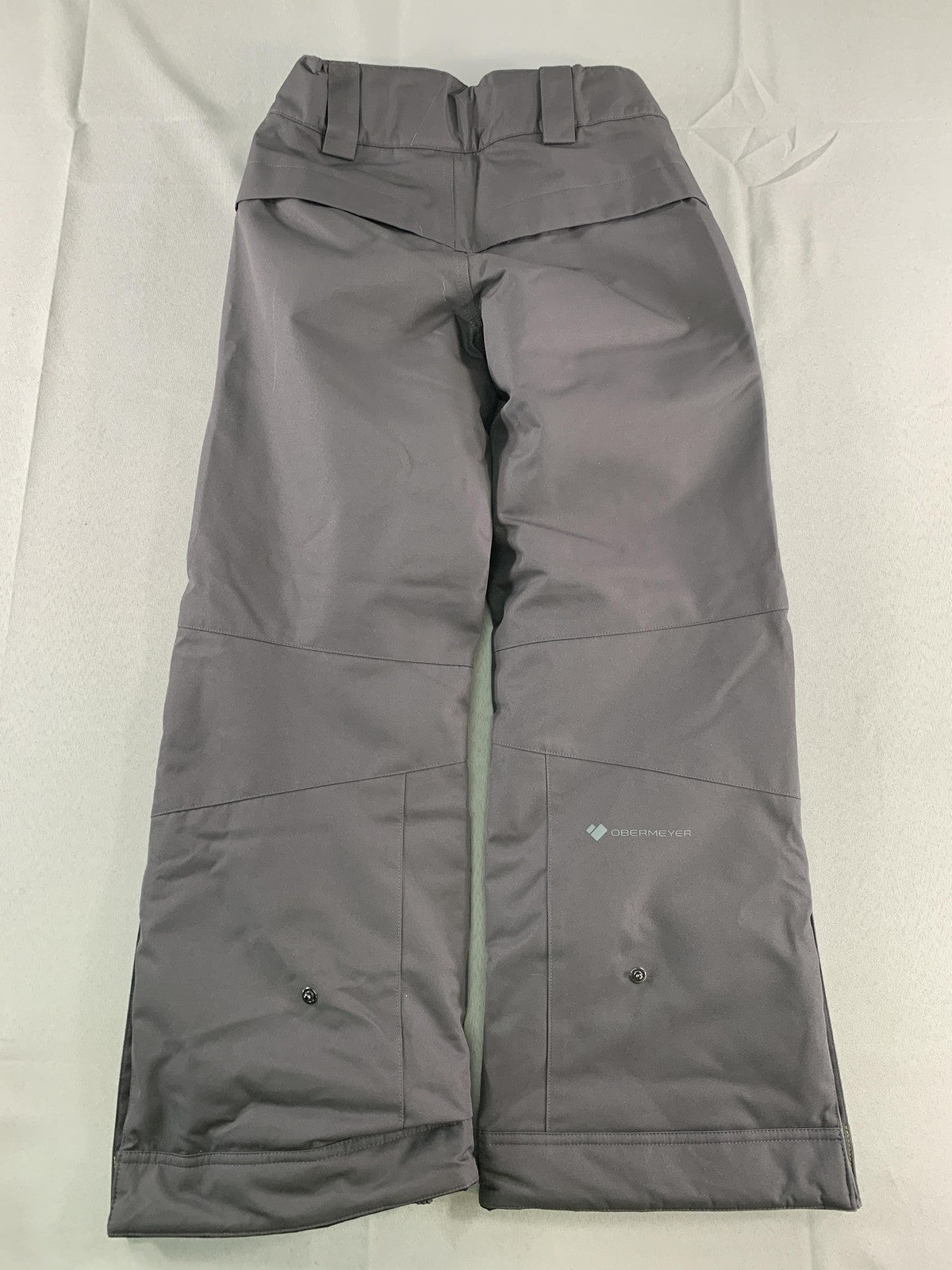 Obermeyer Brisk Snow Pants Youth Medium 10-12 Gray Basalt Waterproof Insulated