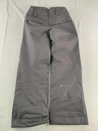 Obermeyer Brisk Snow Pants Youth Medium 10-12 Gray Basalt Waterproof Insulated